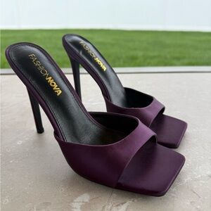 Fashion Nova Women's Purple Heels